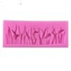 2 PCS Grass Decoration Liquid Silicone Mold Fondant Cake Mold