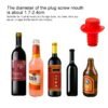 TBD083353601D_3.jpg Silica Gel Top Hat Fresh Wine Corks Cruet Red Wine Stopper, 2 PCS Hat Shape(Brown), 2 PCS Hat Shape(Black), 2 PCS Hat Shape(Red Wine), 2 PCS Hat Shape(Yellow), 2 PCS Hat Shape(Rose Red), 2 PCS Hat Shape(Red)