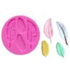 Feather Silicone Mold Fondant Cake Chocolate Decoration Mold