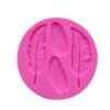 Feather Silicone Mold Fondant Cake Chocolate Decoration Mold
