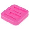 2 PCS Lipstick Eyebrow Pencil Makeup Tool Shape Silicone Fondant Cake Mold Chocolate Mold Clay Mold