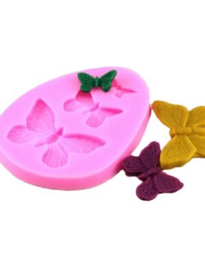 2 PCS Simulation Butterfly Fondant Silicone Mould Handmade Soap DIY Cake Decorating Chocolate Lace Baking Tools