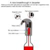 Red Wine USB Rechargeable Quick Decanter Intelligent Wine Decanter, White, Black, Red