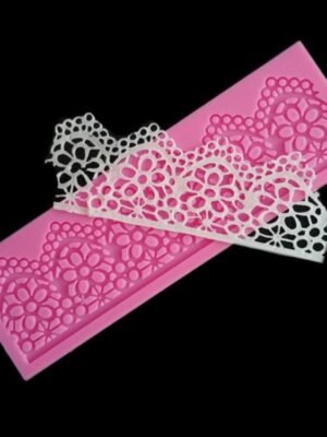DIY Baking Tools Lace Silicone Moulds Fondant Cake Surrounding Decoration Tools Chocolate Mould