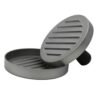 Household Food Grade Aluminum Alloy Kitchen Non-stick Coating Pressure Meat Patty Cake Hamburger Mold with 40 PCS Sided Silicone Papers